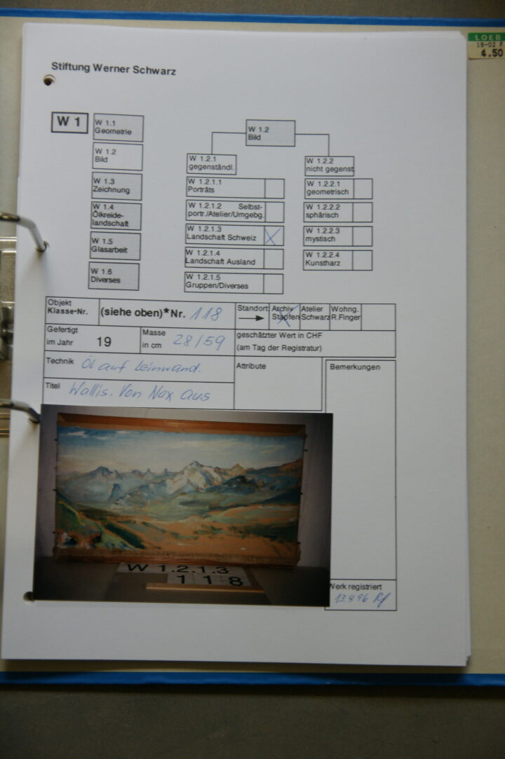 M 0295 3 Stiftung Werner Schwarz | Bern Schweiz